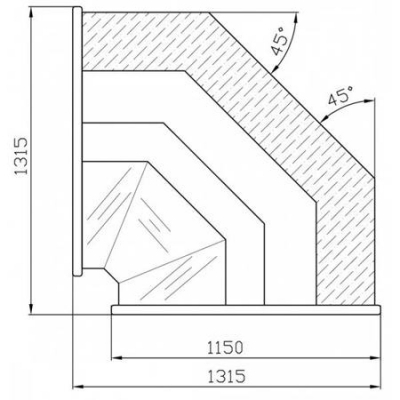 Vitrina frigorifica orizontala OFELIA - MAXI racire ventilata - Frigosztufi